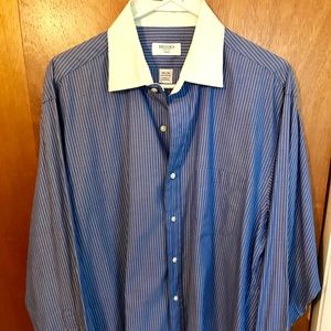 Brooks Brothers striped men’s dress shirt